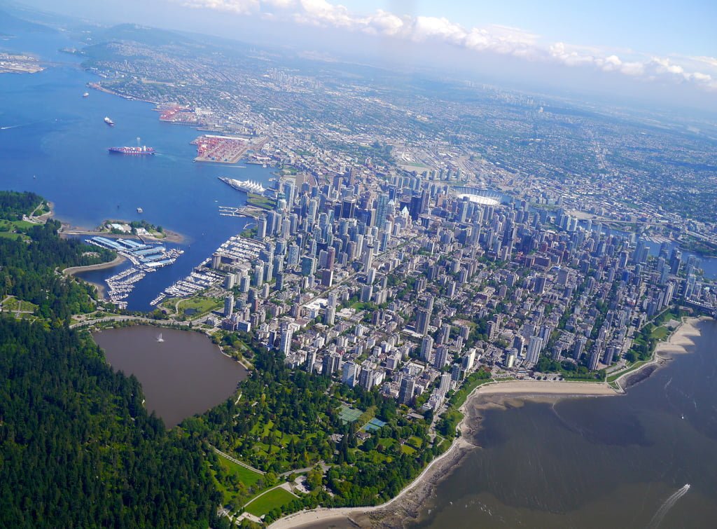 Vancouver Stanley Park Aerial